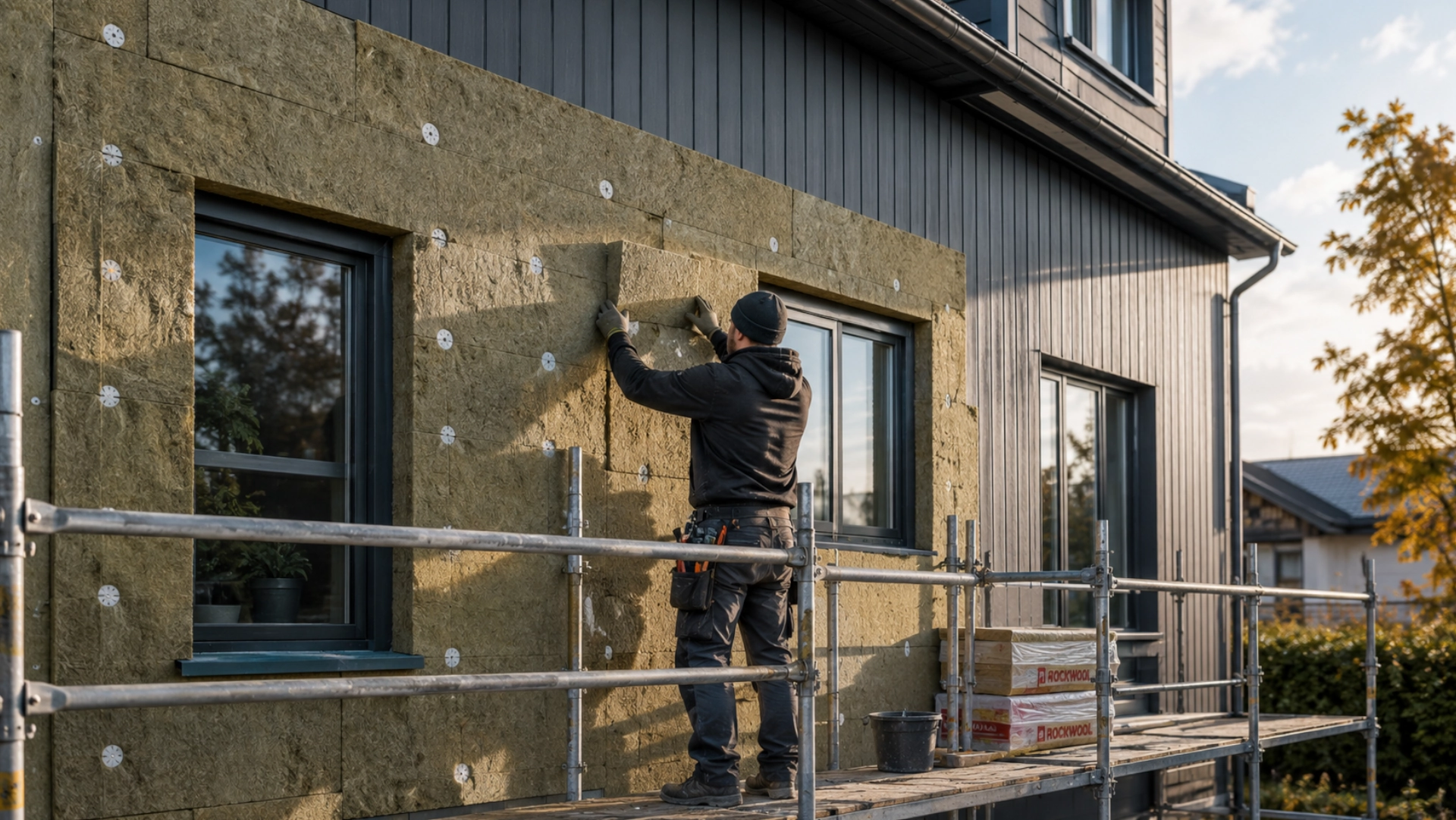 Etterisolering som del av fasaderehabilitering